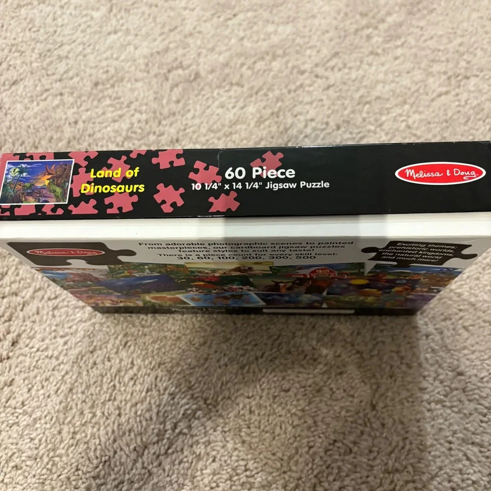Melissa & Doug Land of Dinosaurs 60 Piece Jigsaw Puzzle All Pieces Accounted For